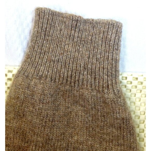 JOS. A. Bank Reserve Lambswool Blend Brown Sweater W/ Mock Neck Size Large - Picture 8 of 10
